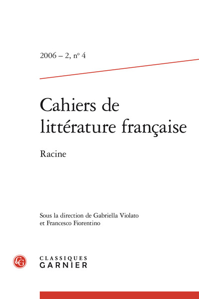 Image de Cahiers de littérature française