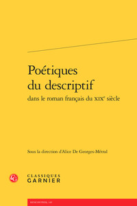 Image de Poétiques du descriptif