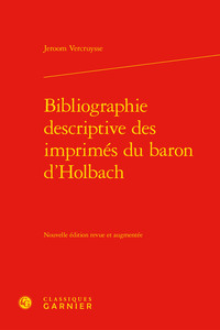 Picture of Bibliographie descriptive des imprimés du baron d'Holbach