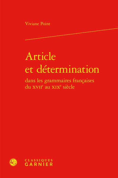 Picture of Article et détermination