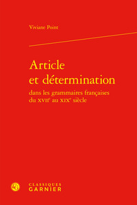Picture of Article et détermination