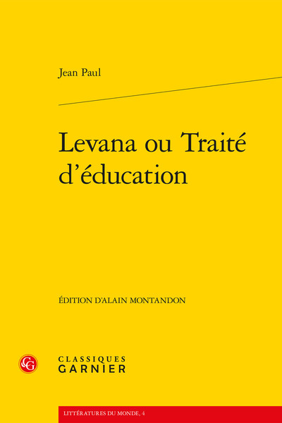 Picture of Levana ou Traité d'éducation