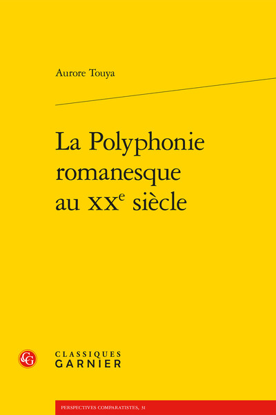 Image de La Polyphonie romanesque au XXe siècle