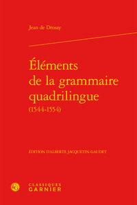 Picture of Éléments de la grammaire quadrilingue (1544-1554)
