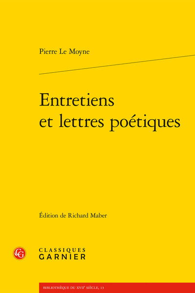 Image de Entretiens et lettres poétiques