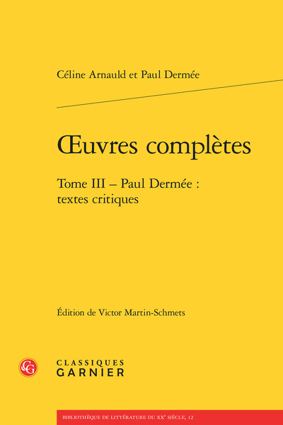 Picture of oeuvres complètes