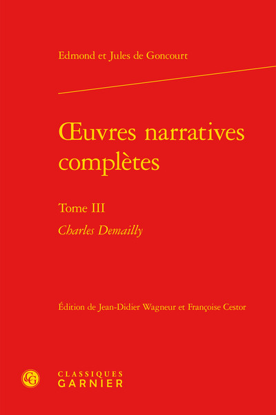 Picture of oeuvres narratives complètes