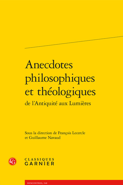 Image de Anecdotes philosophiques et théologiques