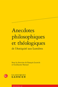 Image de Anecdotes philosophiques et théologiques