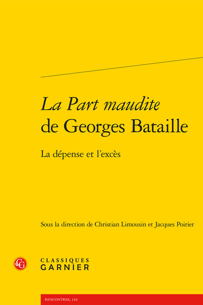 Image de La Part maudite de Georges Bataille