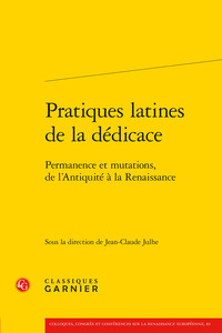Image de Pratiques latines de la dédicace