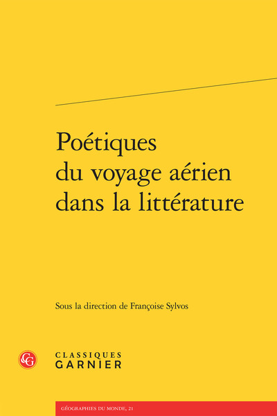 Image de Poétiques du voyage aérien dans la littérature