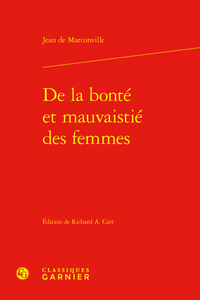 Picture of De la bonté et mauvaistié des femmes