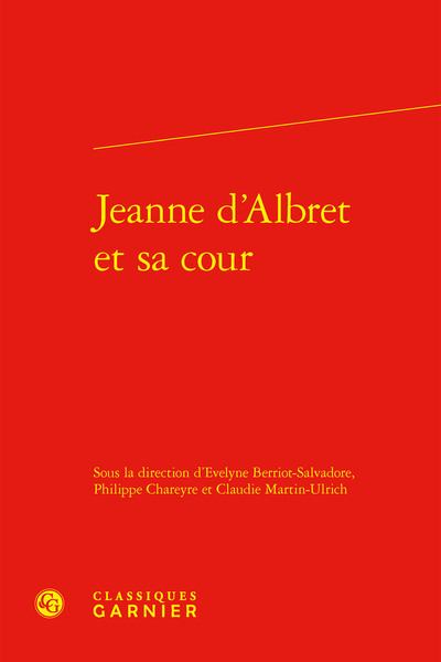 Picture of Jeanne d'Albret et sa cour