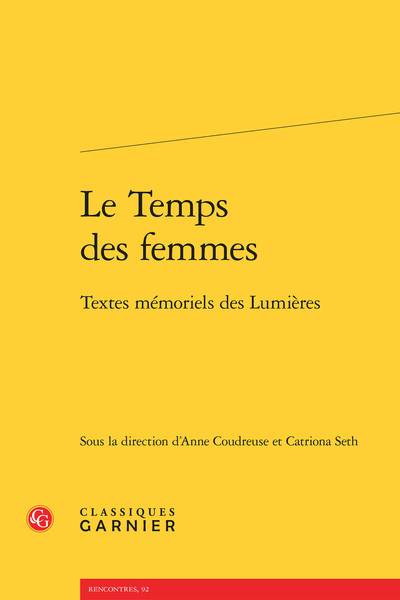 Image de Le Temps des femmes