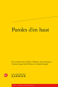 Image de Paroles d'en haut