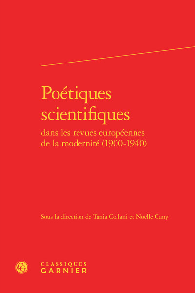 Image de Poétiques scientifiques