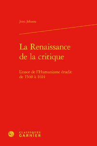 Picture of La Renaissance de la critique