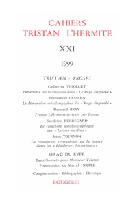 Image de Cahiers Tristan L'Hermite