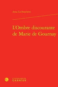 Picture of L'ombre discourante de marie de gournay