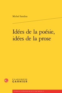 Image de Idées de la poésie, idées de la prose