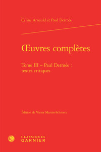 Picture of oeuvres complètes