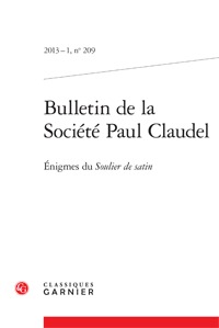 Image de Bulletin de la Société Paul Claudel