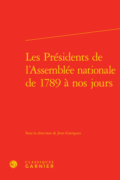 Picture of Les Présidents de l'Assemblée nationale de 1789 à nos jours
