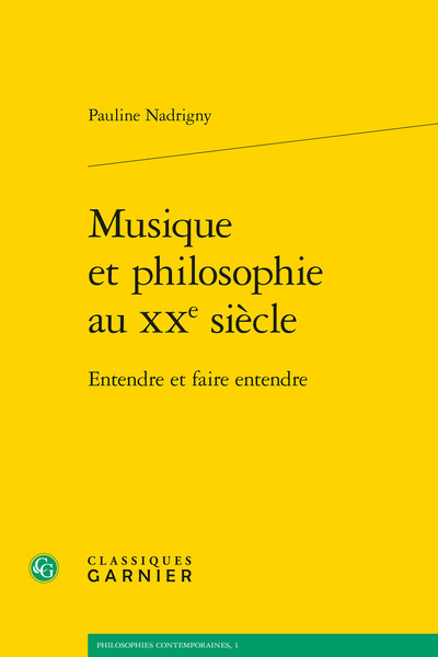 Image de Musique et philosophie au XXe siècle
