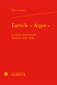Image de L'article « Argot »
