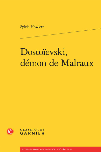 Image de Dostoïevski, démon de Malraux