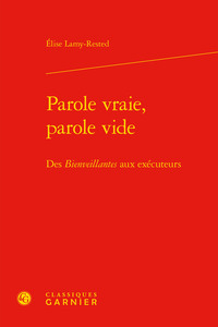 Image de Parole vraie, parole vide