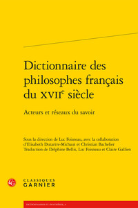 Picture of Dictionnaire des philosophes français du XVIIe siècle