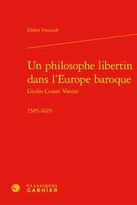 Picture of Un philosophe libertin dans l'Europe baroque