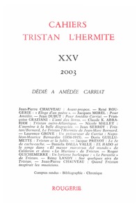 Image de Cahiers Tristan L'Hermite
