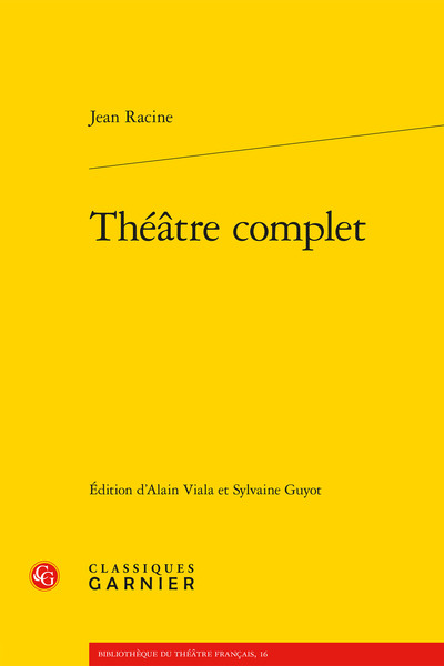 Image de Théâtre complet