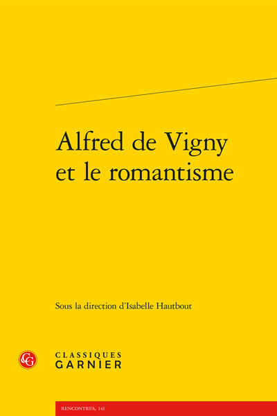 Image de Alfred de Vigny et le romantisme