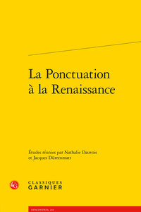 Image de La Ponctuation à la Renaissance
