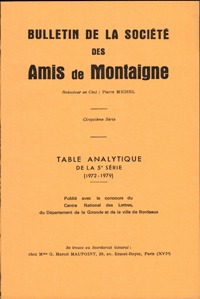 Image de Bulletin de la Société des amis de Montaigne. V, 1979-3, n° 33.
