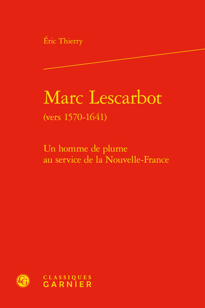 Picture of Marc Lescarbot