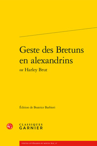 Picture of Geste des Bretuns en alexandrins