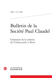 Image de Bulletin de la Société Paul Claudel
