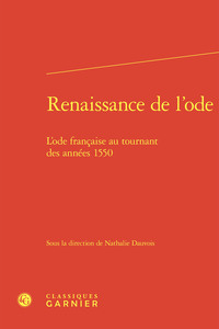 Picture of Renaissance de l'ode