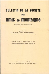 Picture of Bulletin de la Société des amis de Montaigne