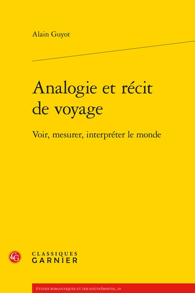 Image de Analogie et récit de voyage