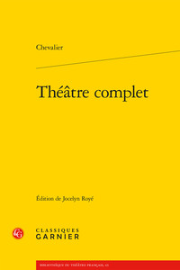 Image de Théâtre complet