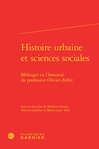 Picture of Histoire urbaine et sciences sociales