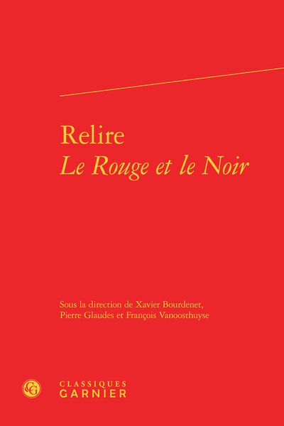 Image de Relire Le Rouge et le Noir