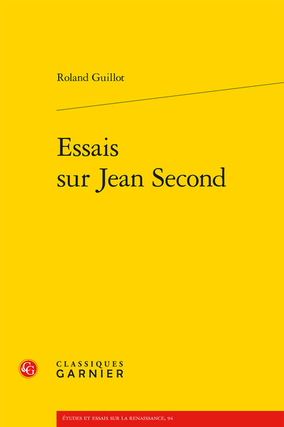 Image de Essais sur Jean Second