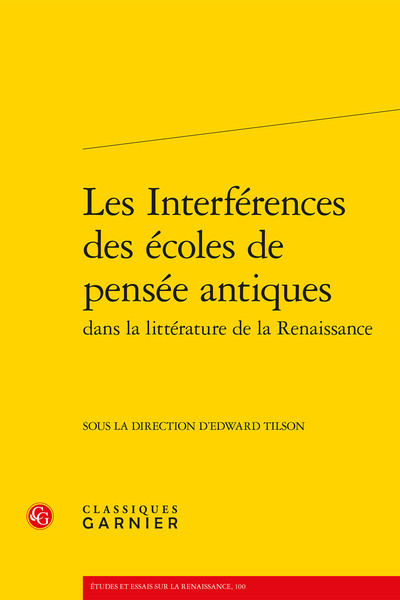 Image de Les Interférences des écoles de pensée antiques